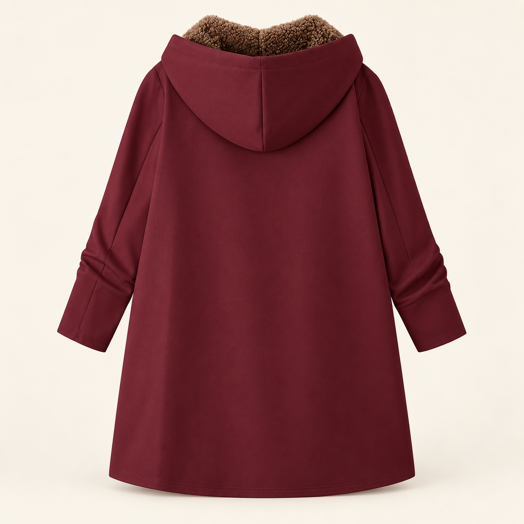 Loretta | Sherpa Lined Hooded Coat