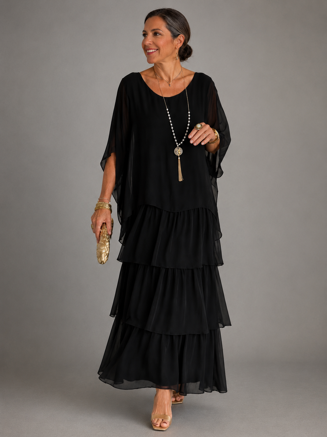 Juliette | Layered Maxi Dress