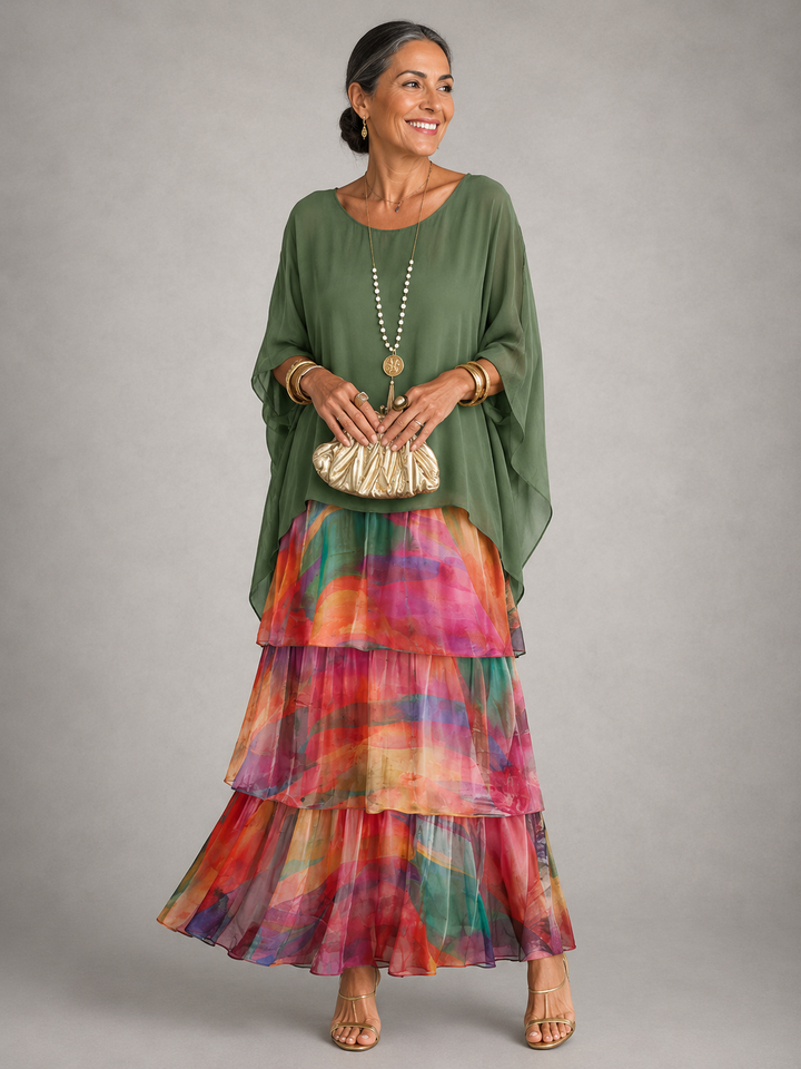 Juliette | Layered Maxi Dress