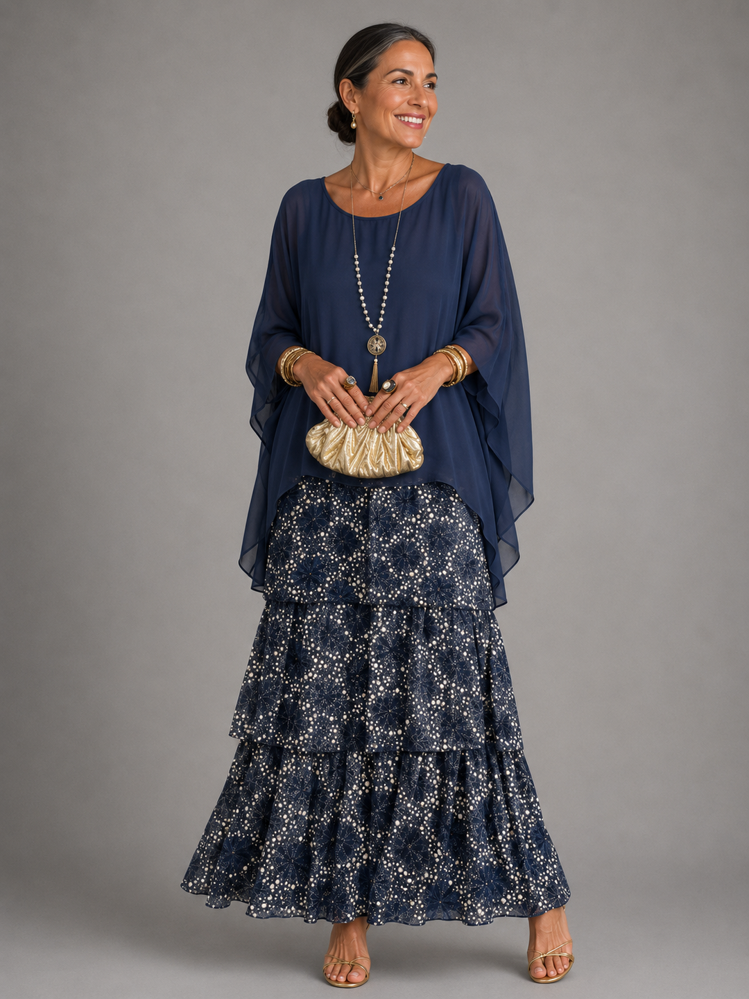 Juliette | Layered Maxi Dress