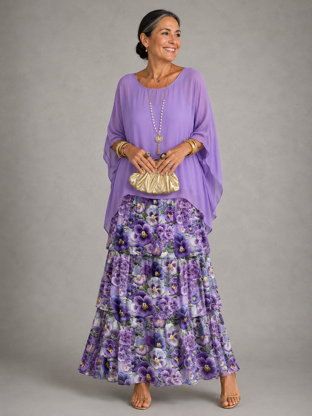 Juliette | Layered Maxi Dress