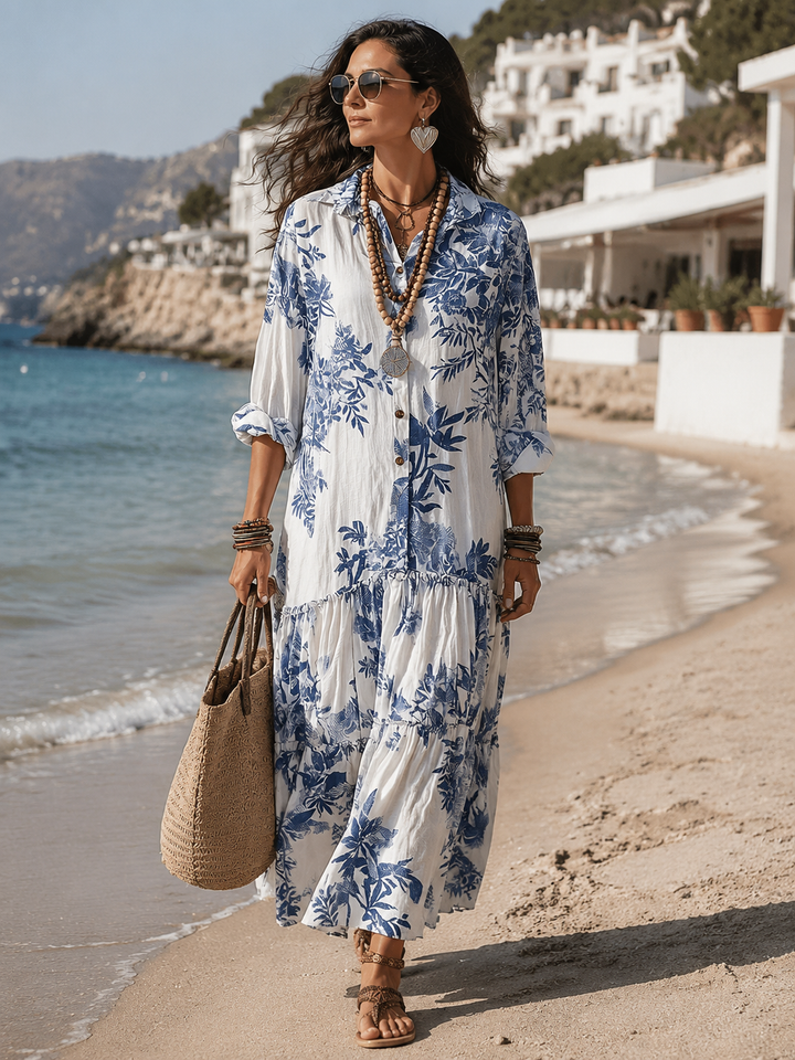 Rosalie | Floral Tiered Maxi Dress