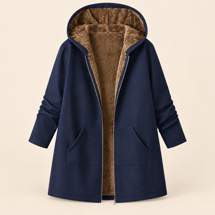 Loretta | Sherpa Lined Hooded Coat