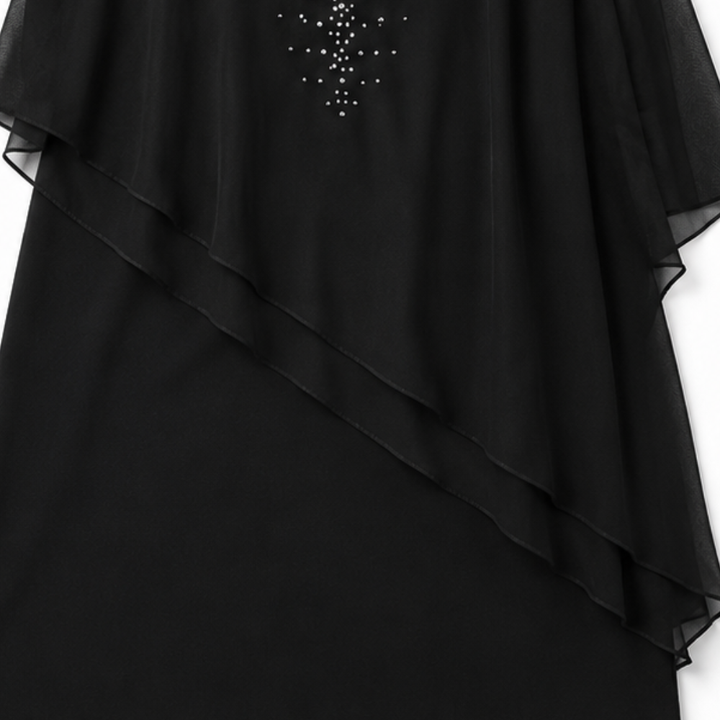 Celestine | Embellished Chiffon Overlay Dress