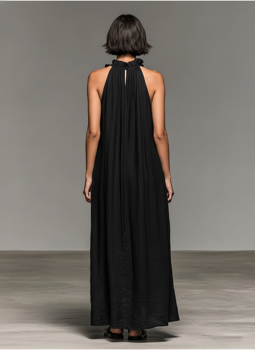 Noemi | Ruffle Detail Maxi Dress