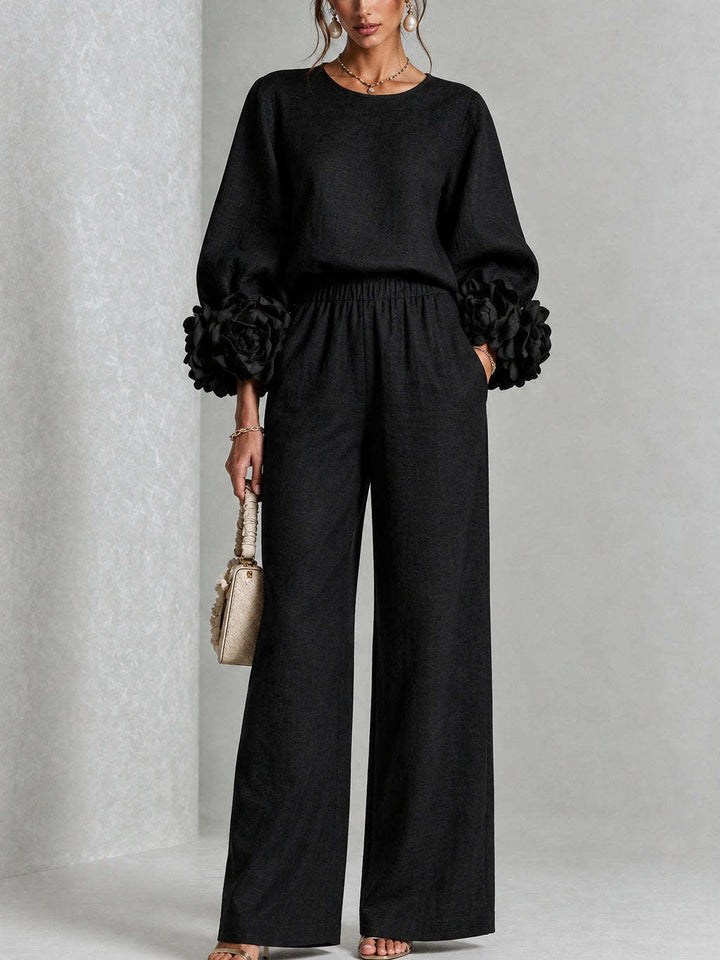Isabelle | Floral Sleeve Two-Piece Set
