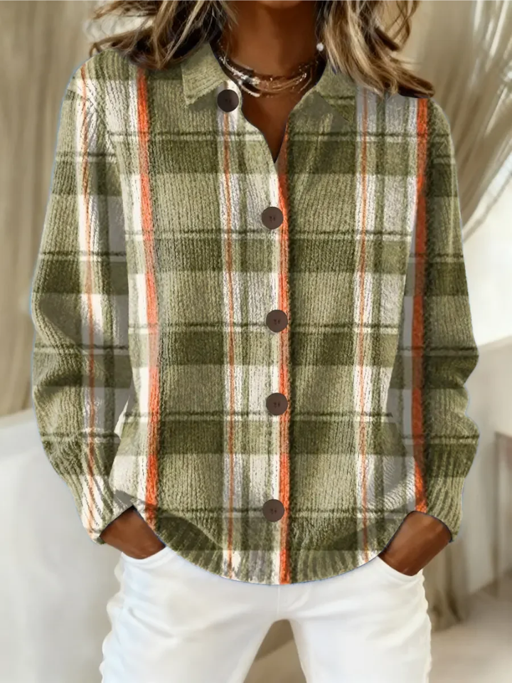 Elowen | Classic Plaid Button Shirt
