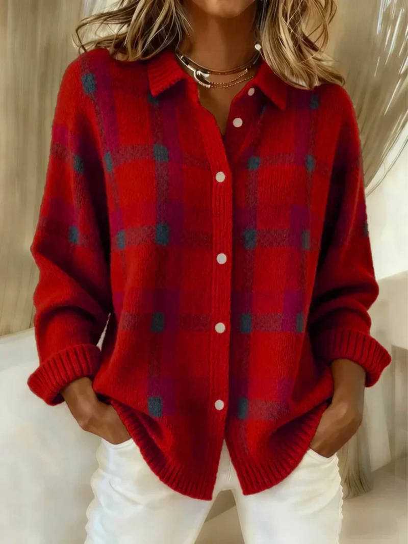 Elowen | Classic Plaid Button Shirt
