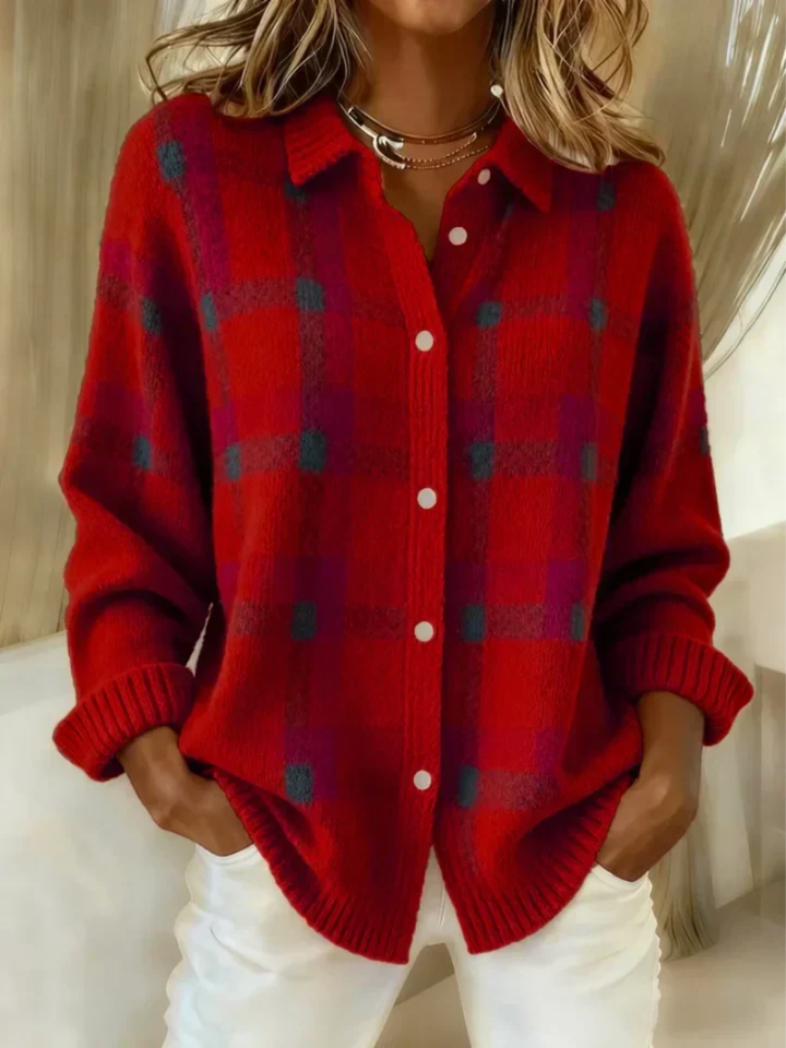 Elowen | Classic Plaid Button Shirt