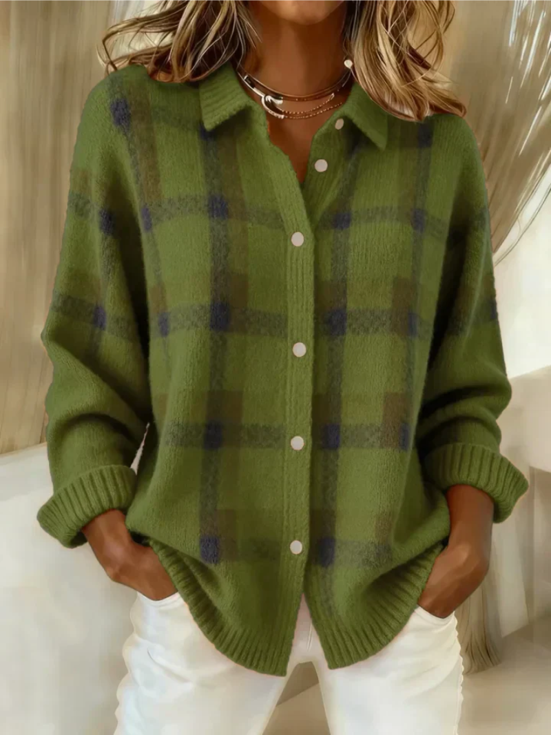 Elowen | Classic Plaid Button Shirt