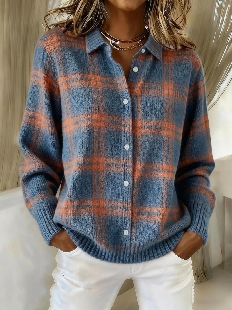 Elowen | Classic Plaid Button Shirt