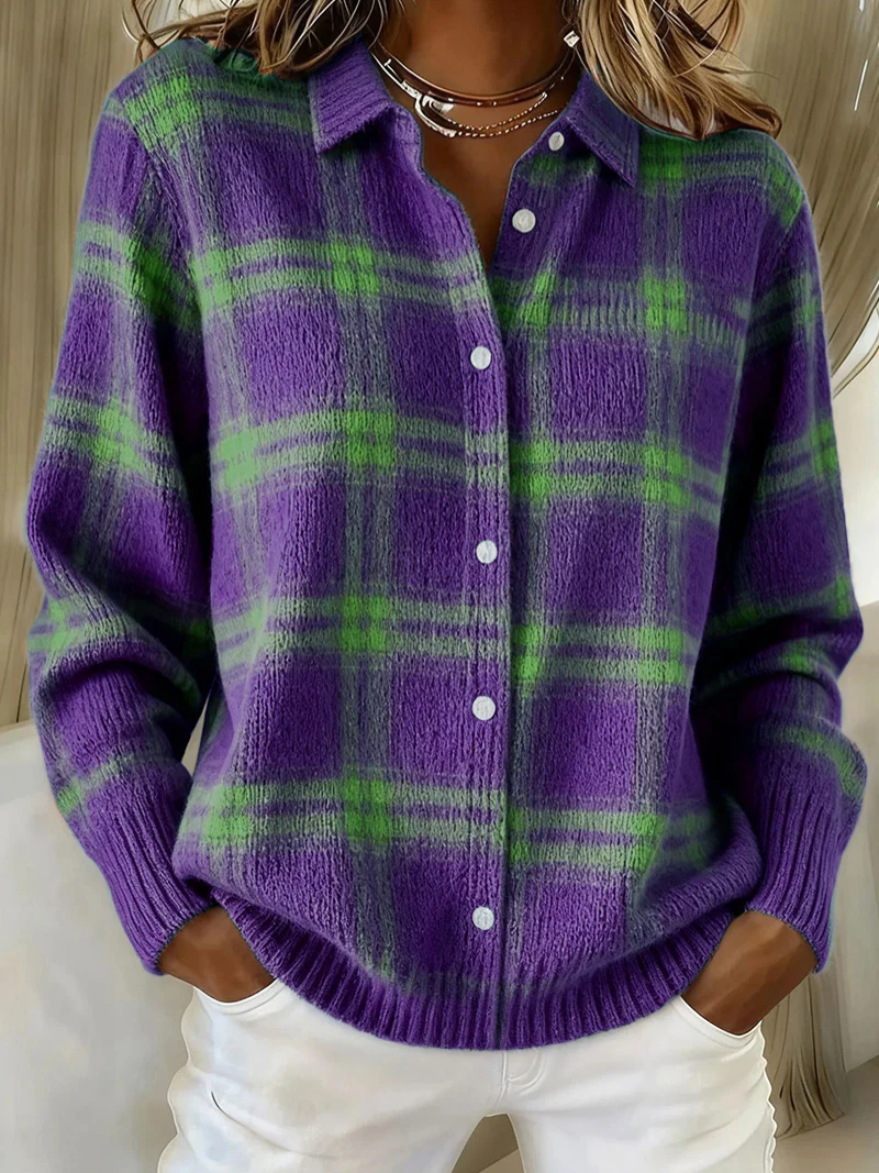 Elowen | Classic Plaid Button Shirt