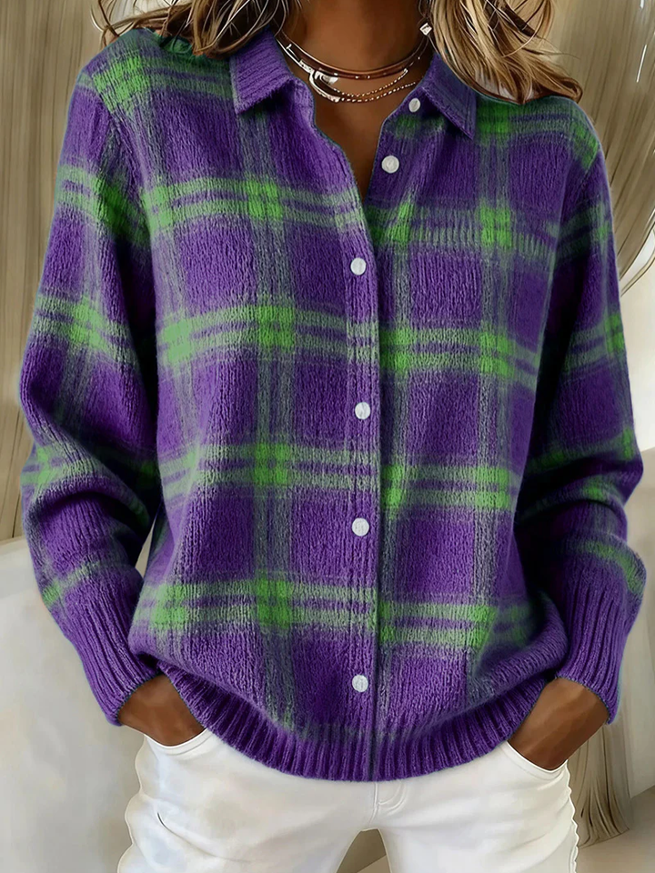 Elowen | Classic Plaid Button Shirt