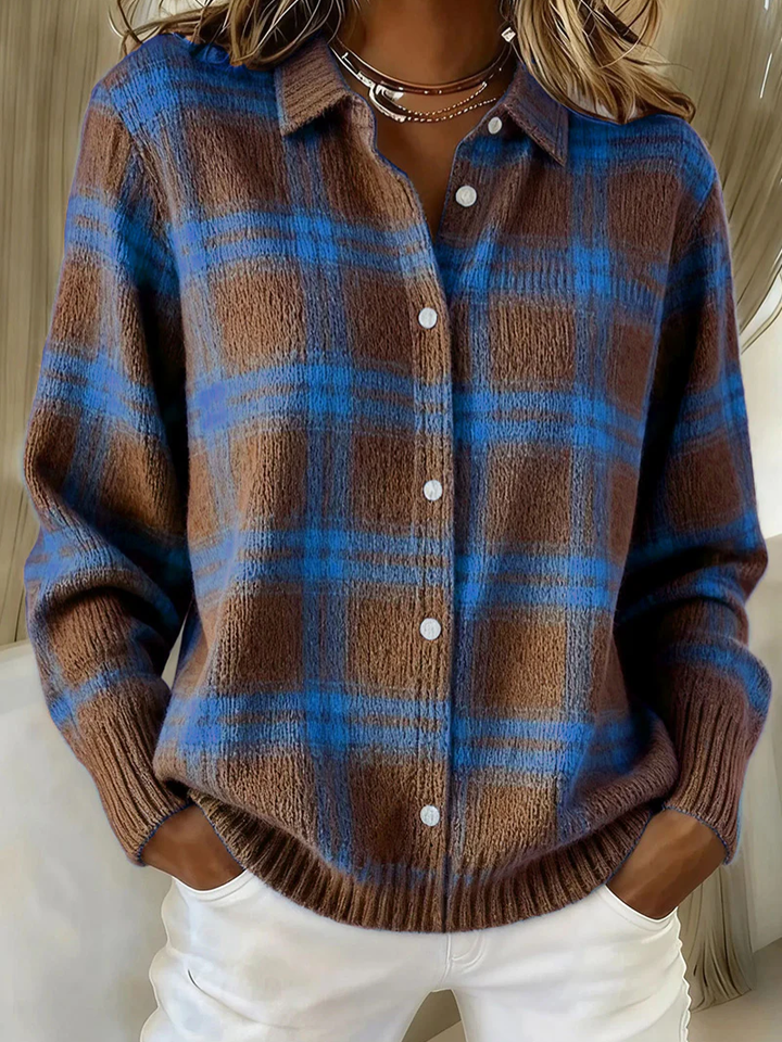 Elowen | Classic Plaid Button Shirt