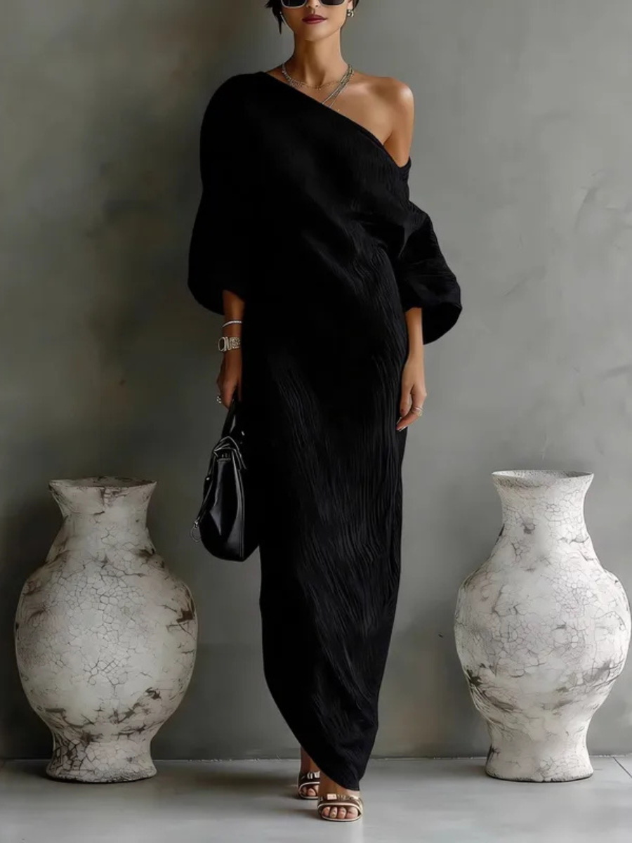 Selena | One-Shoulder Maxi Dress