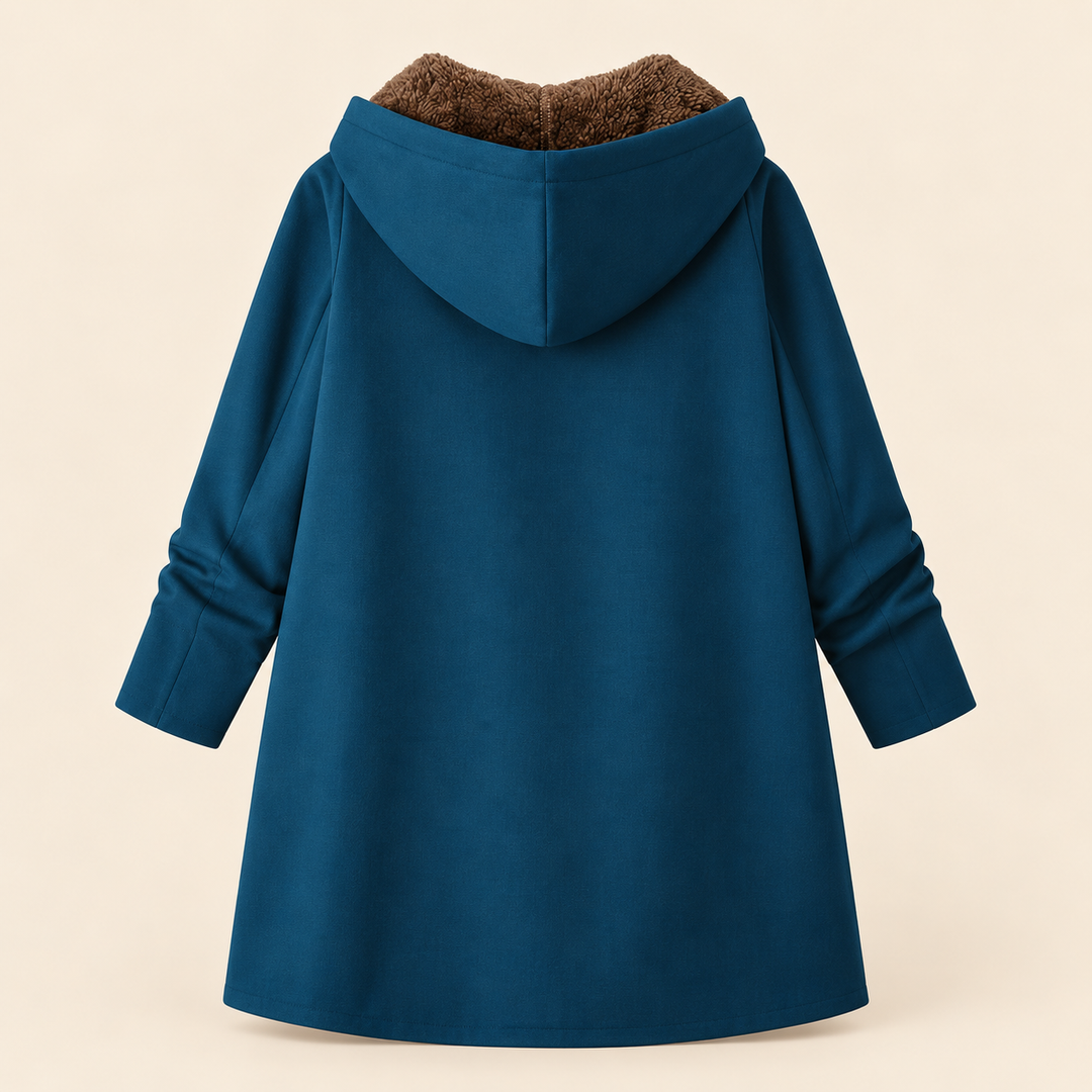 Loretta | Sherpa Lined Hooded Coat