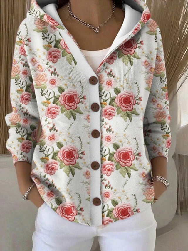 Arielle | Patchwork Knit Cardigan