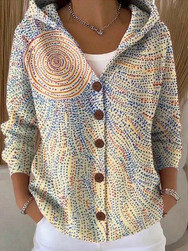Arielle | Patchwork Knit Cardigan