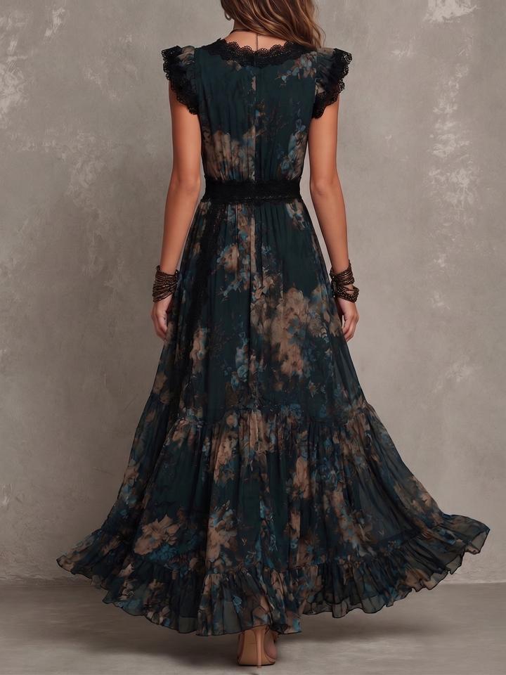Odette | Lace Detail Maxi Dress