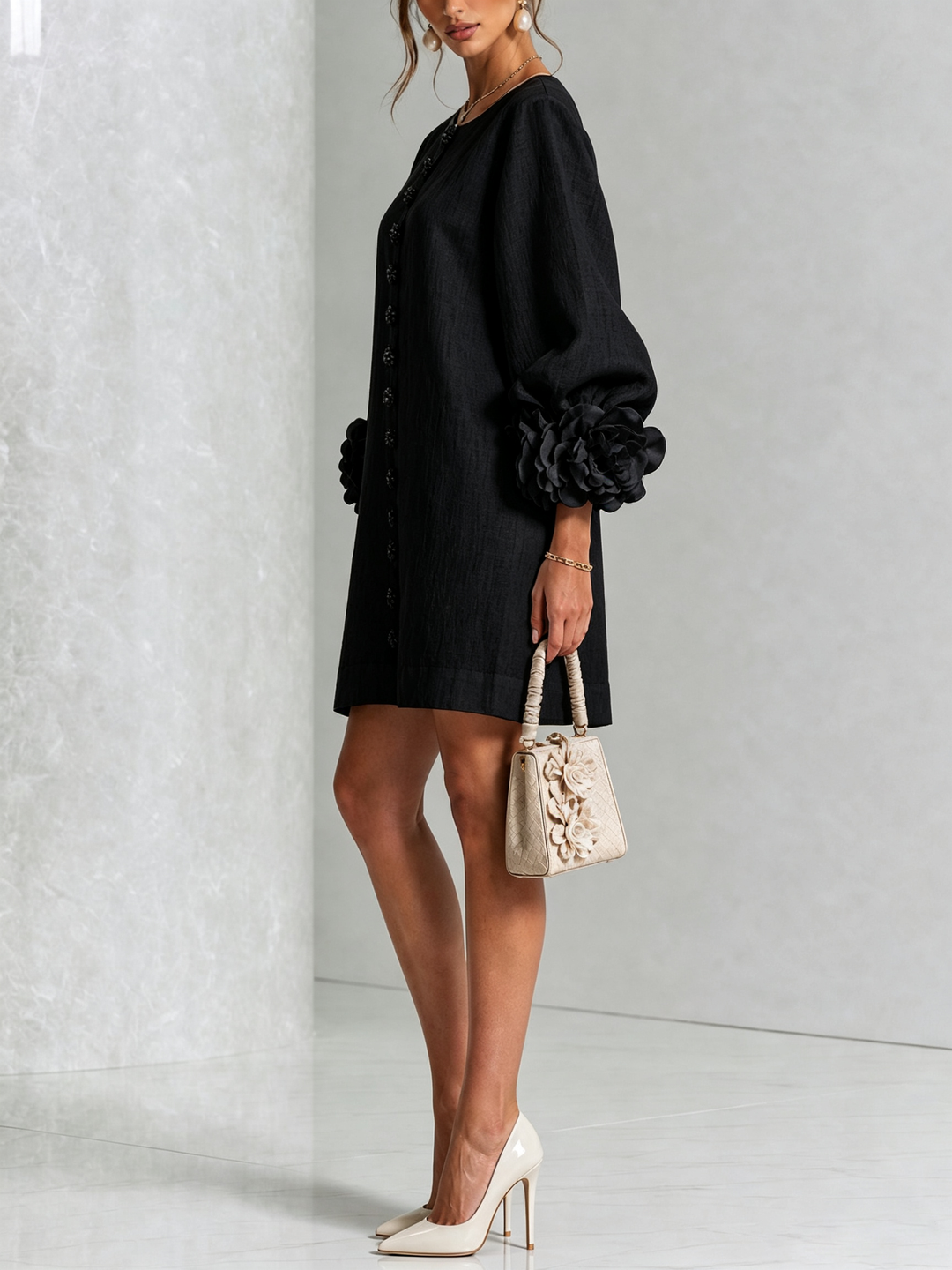 Florence | Floral Sleeve Dress