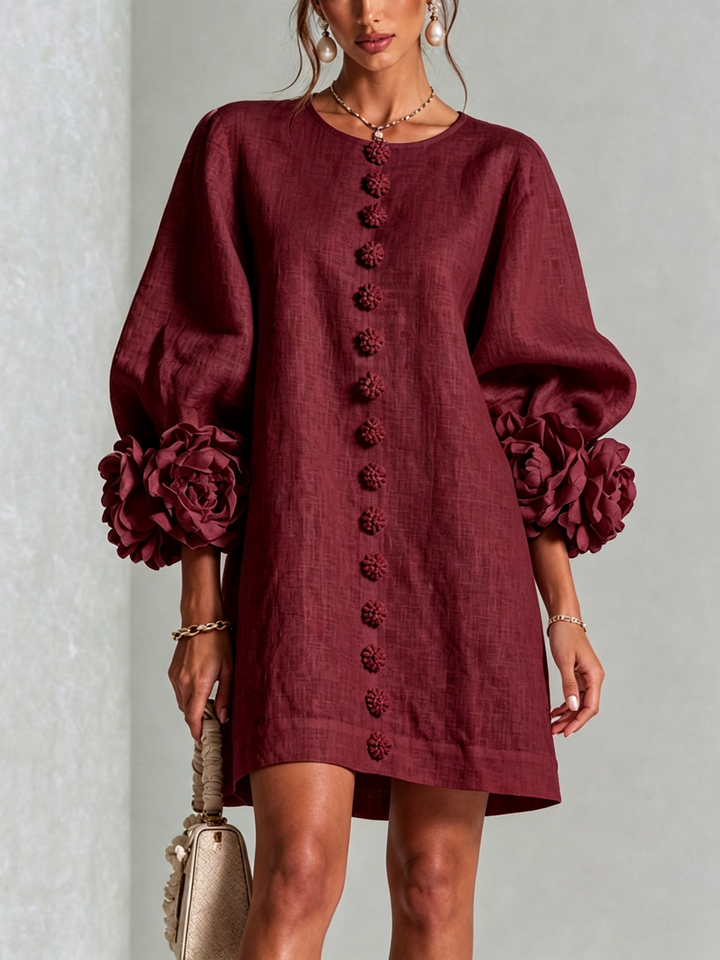 Florence | Floral Sleeve Dress