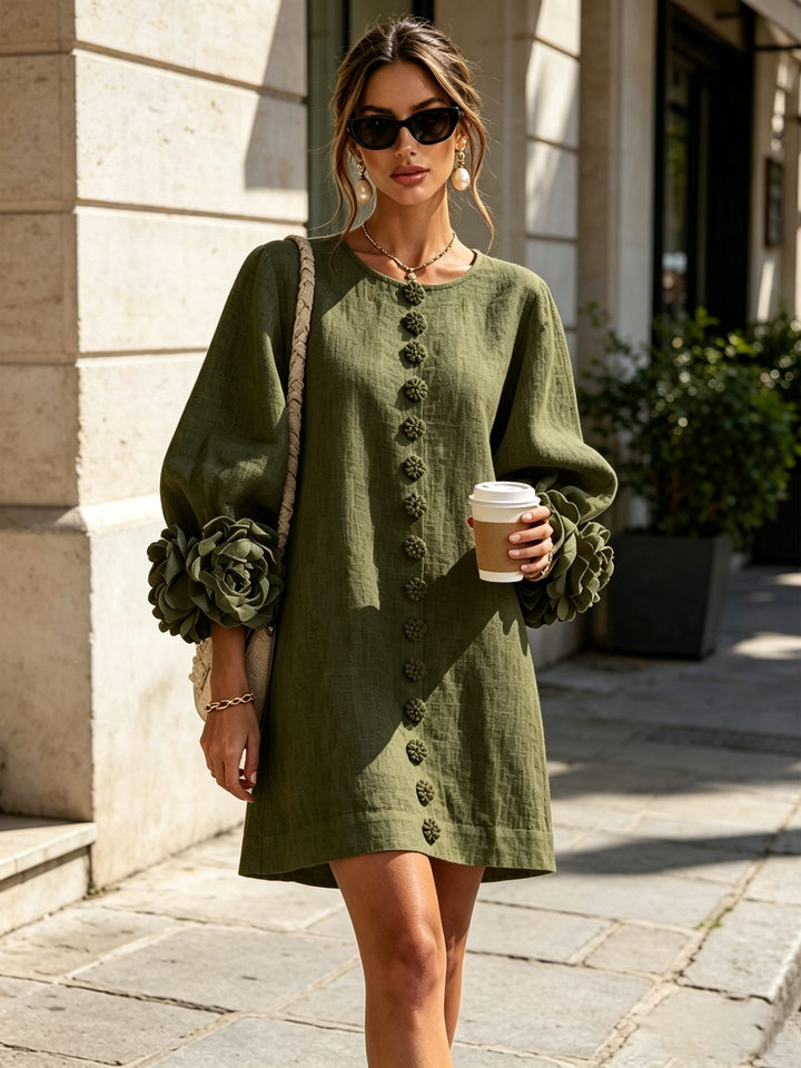 Florence | Floral Sleeve Dress