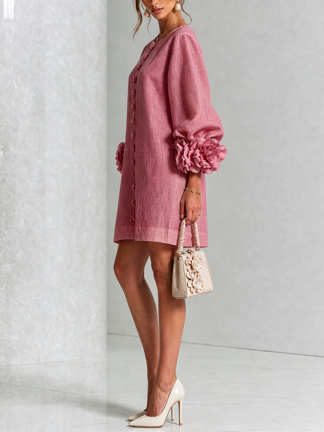 Florence | Floral Sleeve Dress