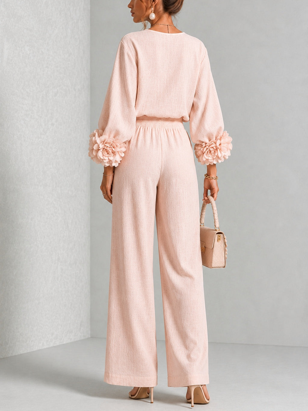 Isabelle | Floral Sleeve Two-Piece Set