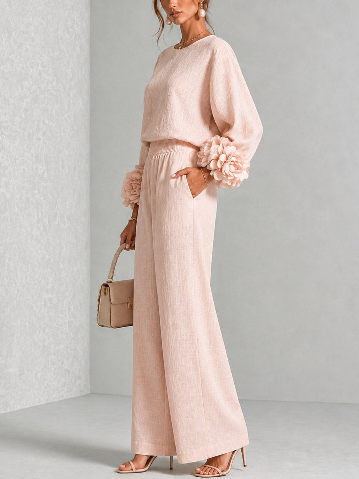 Isabelle | Floral Sleeve Two-Piece Set