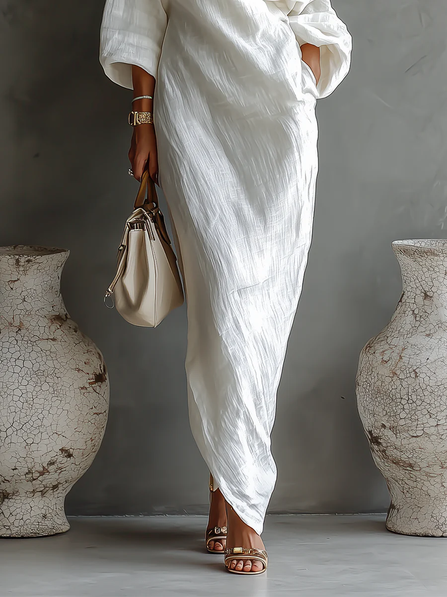 Camille | One-Shoulder Maxi Dress