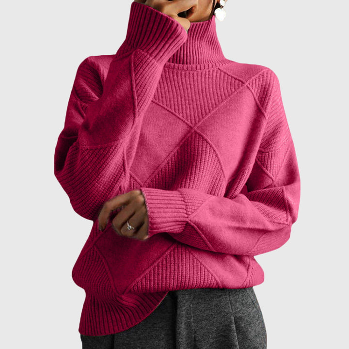 Faye | Turtleneck Knit Sweater