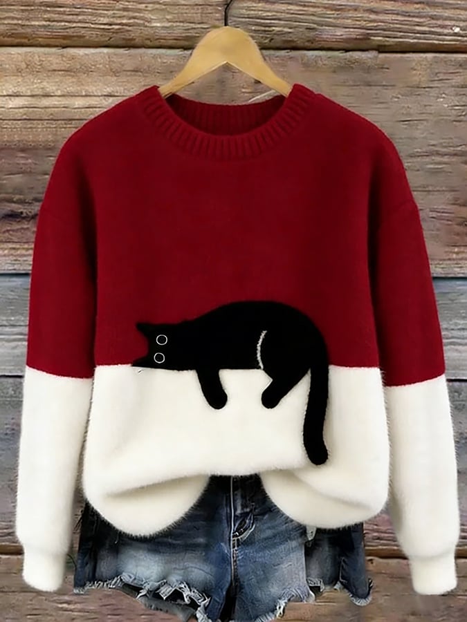 Clover | Cat Detail Sweater