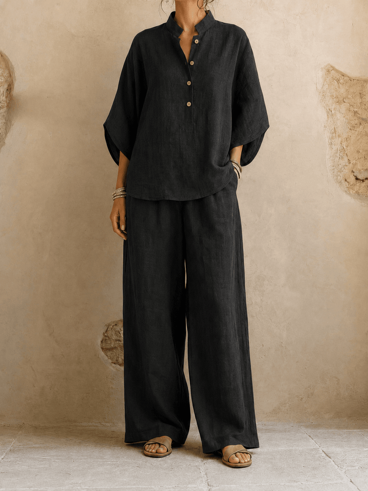 Cecilia | Relaxed Two-Piece Pant Set