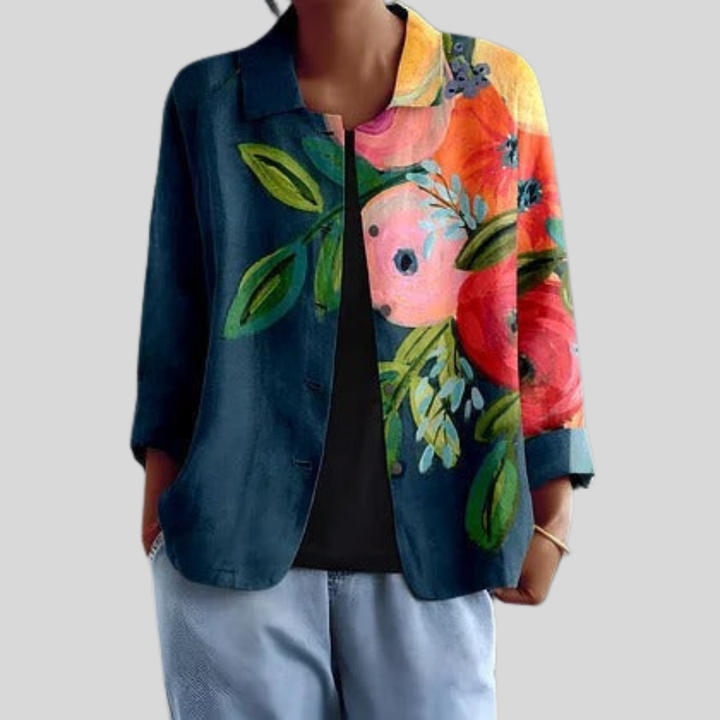 Denise | Floral Lightweight Long Sleeve