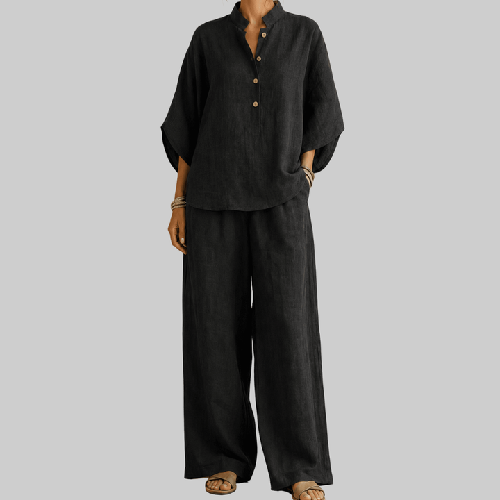 Cecilia | Relaxed Two-Piece Pant Set