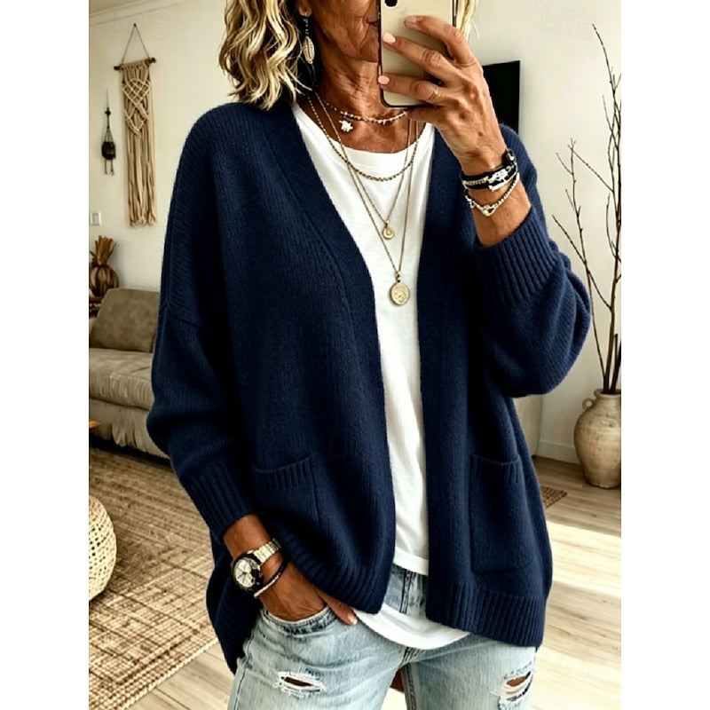 Yvette | Soft Knit Pocket Cardigan