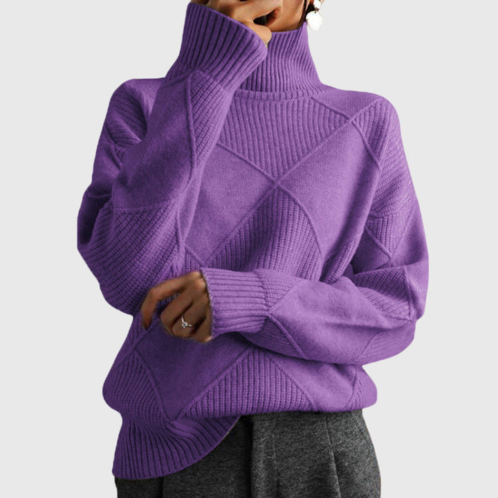 Faye | Turtleneck Knit Sweater