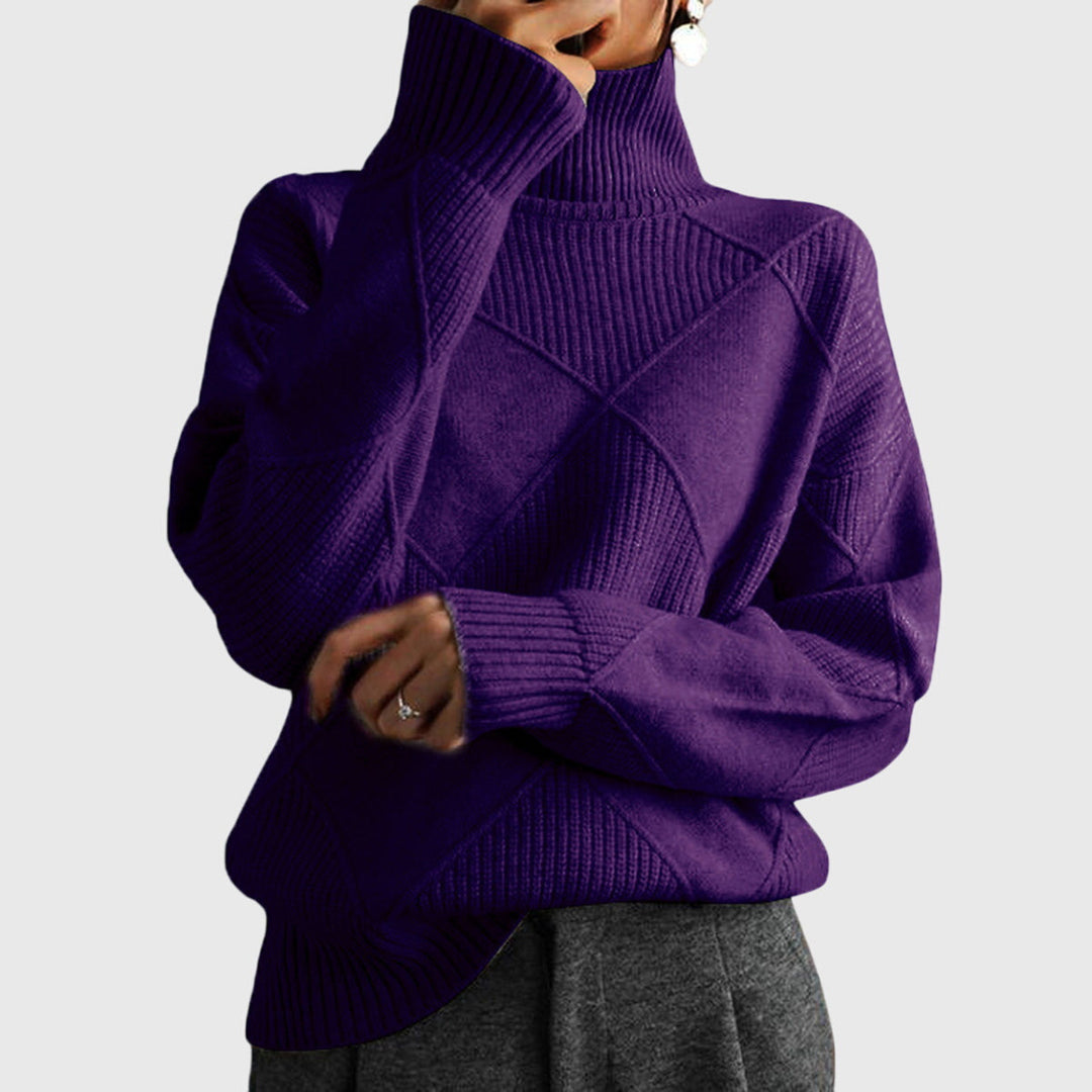 Faye | Turtleneck Knit Sweater