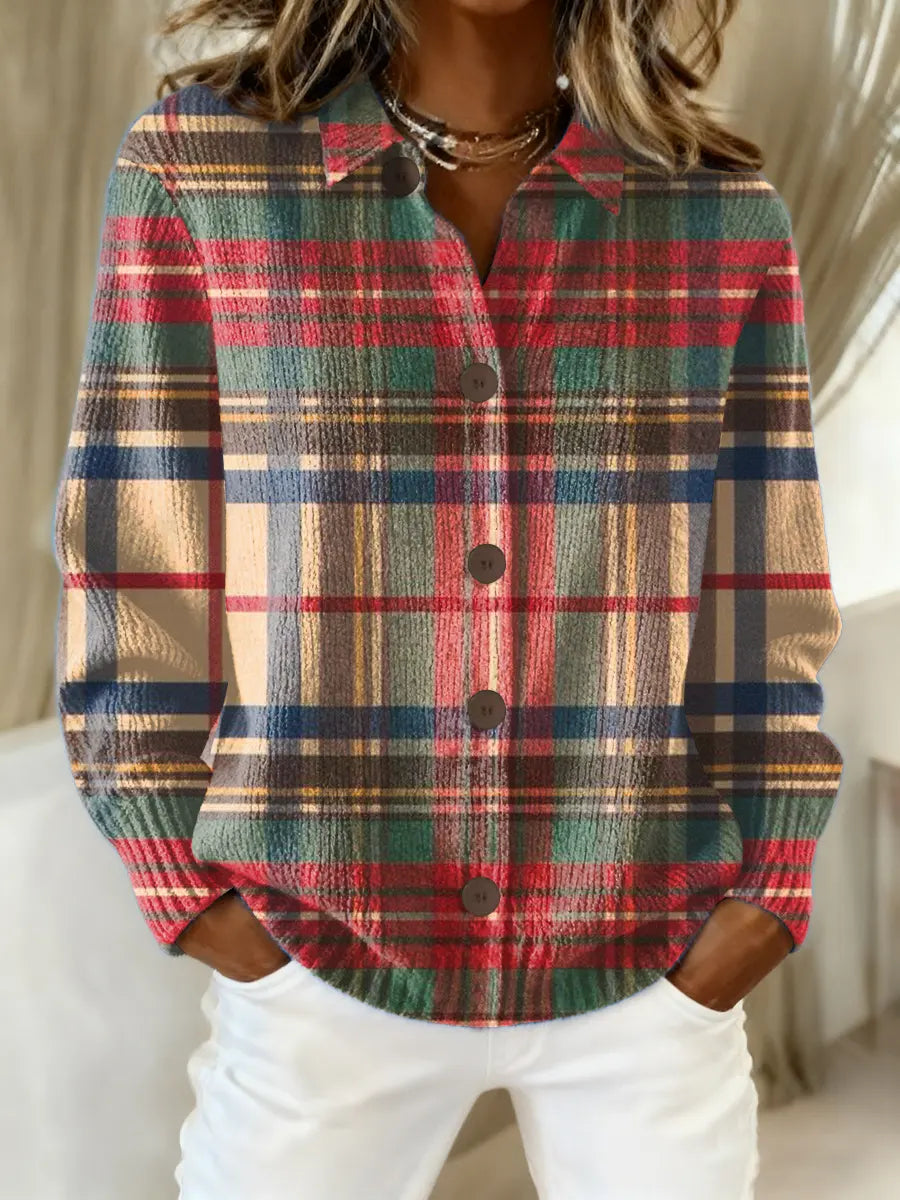 Elowen | Classic Plaid Button Shirt