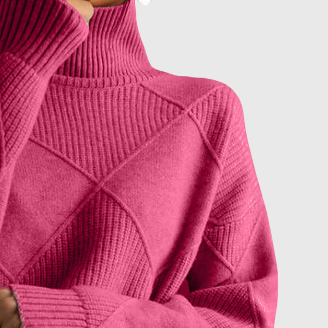 Faye | Turtleneck Knit Sweater