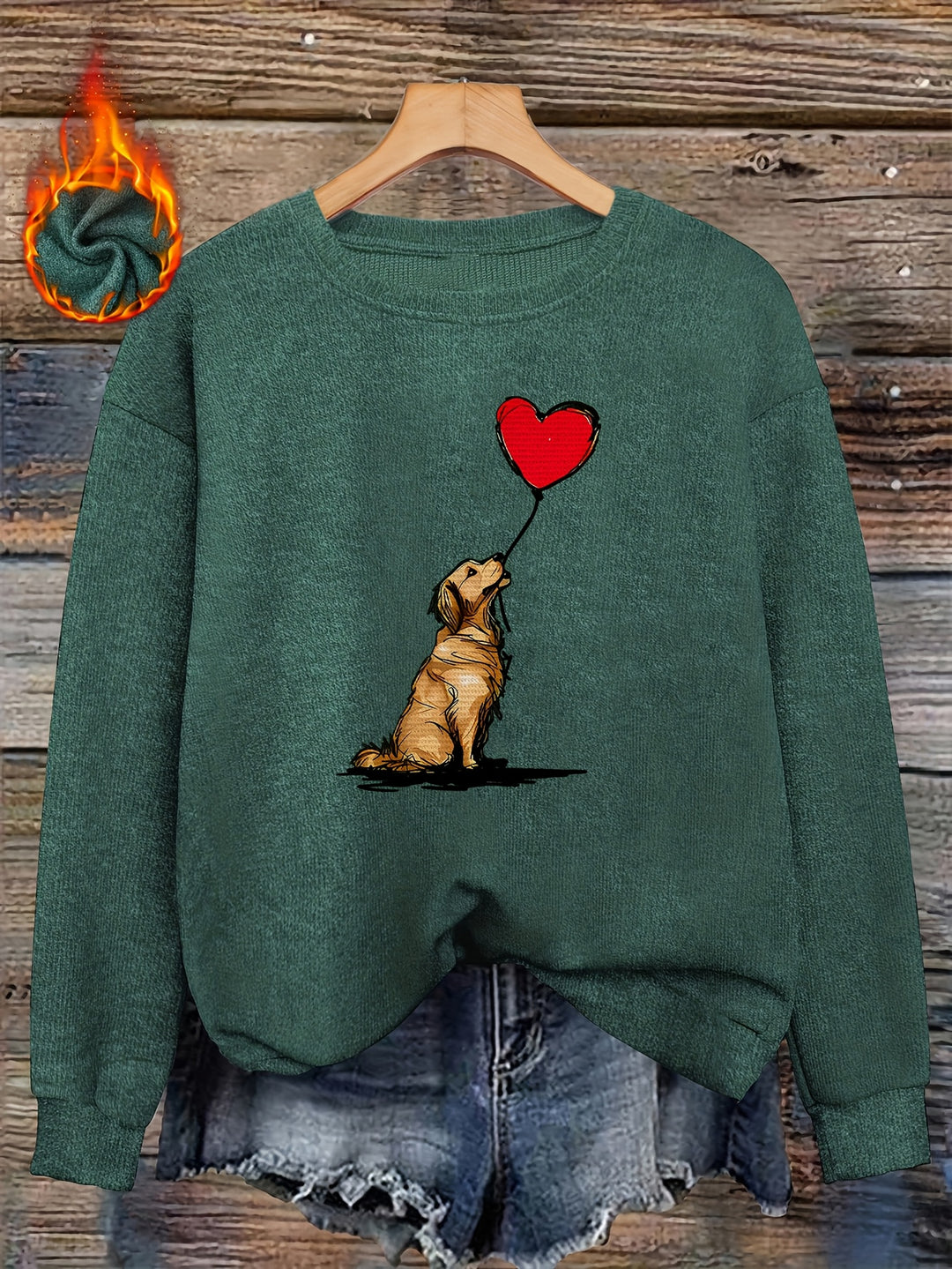 Poppy | Dog Heart Sweater