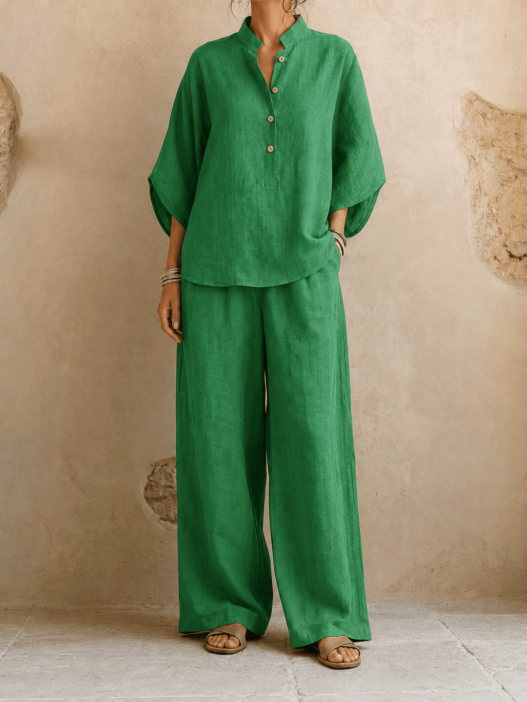 Cecilia | Relaxed Two-Piece Pant Set