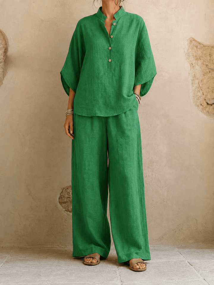 Cecilia | Relaxed Two-Piece Pant Set