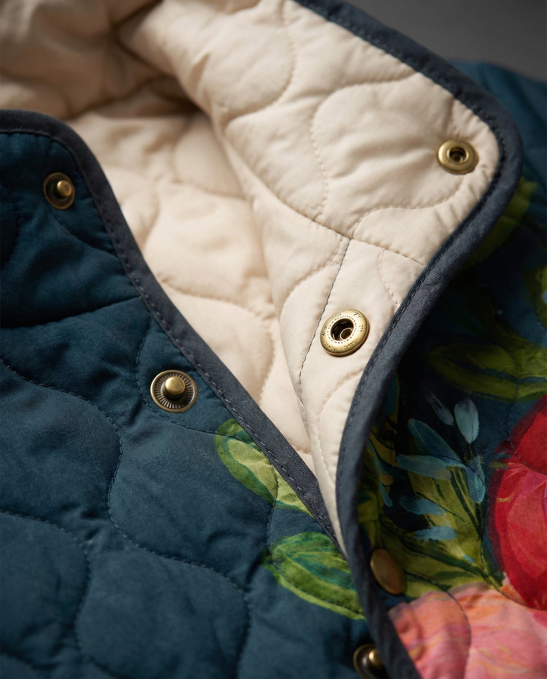 Maribel | Floral Quilted Jacket