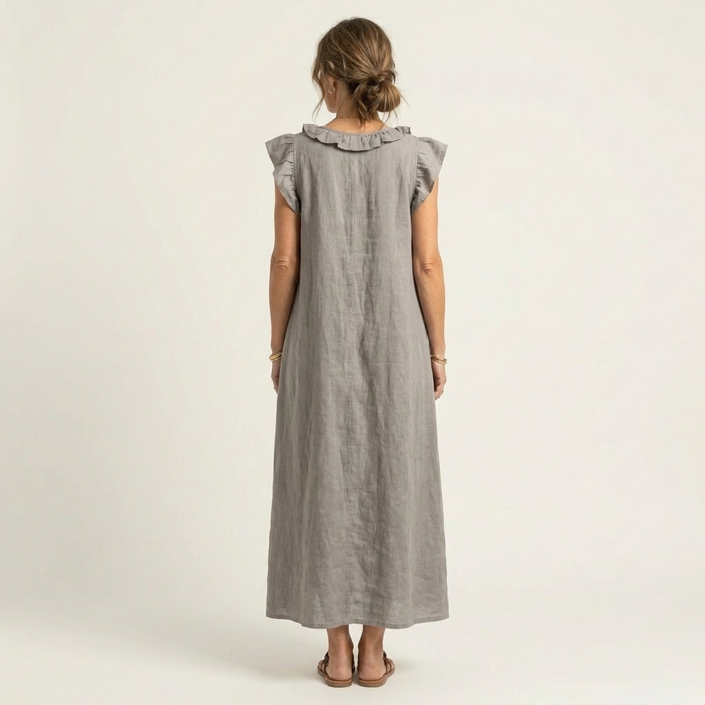 Claire | Ruffle Detail Maxi Dress