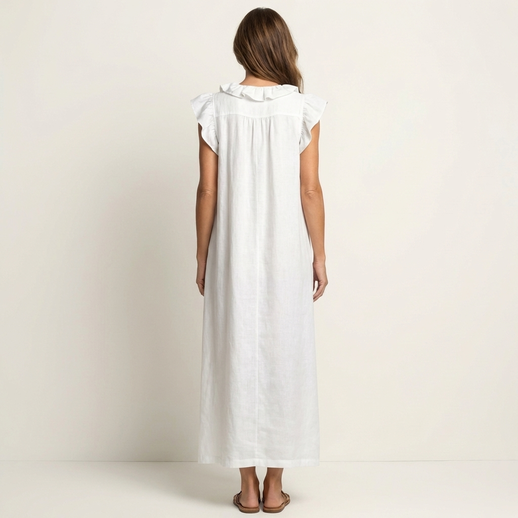 Amara | Ruffle Detail Maxi Dress