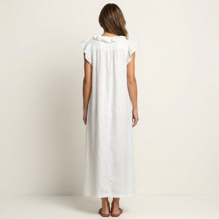 Amara | Ruffle Detail Maxi Dress
