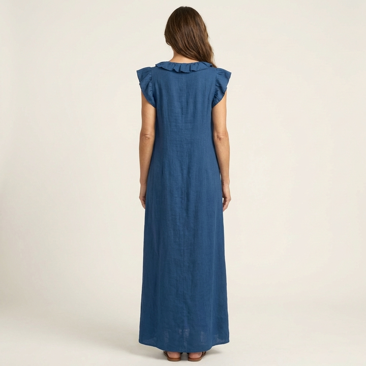 Amara | Ruffle Detail Maxi Dress