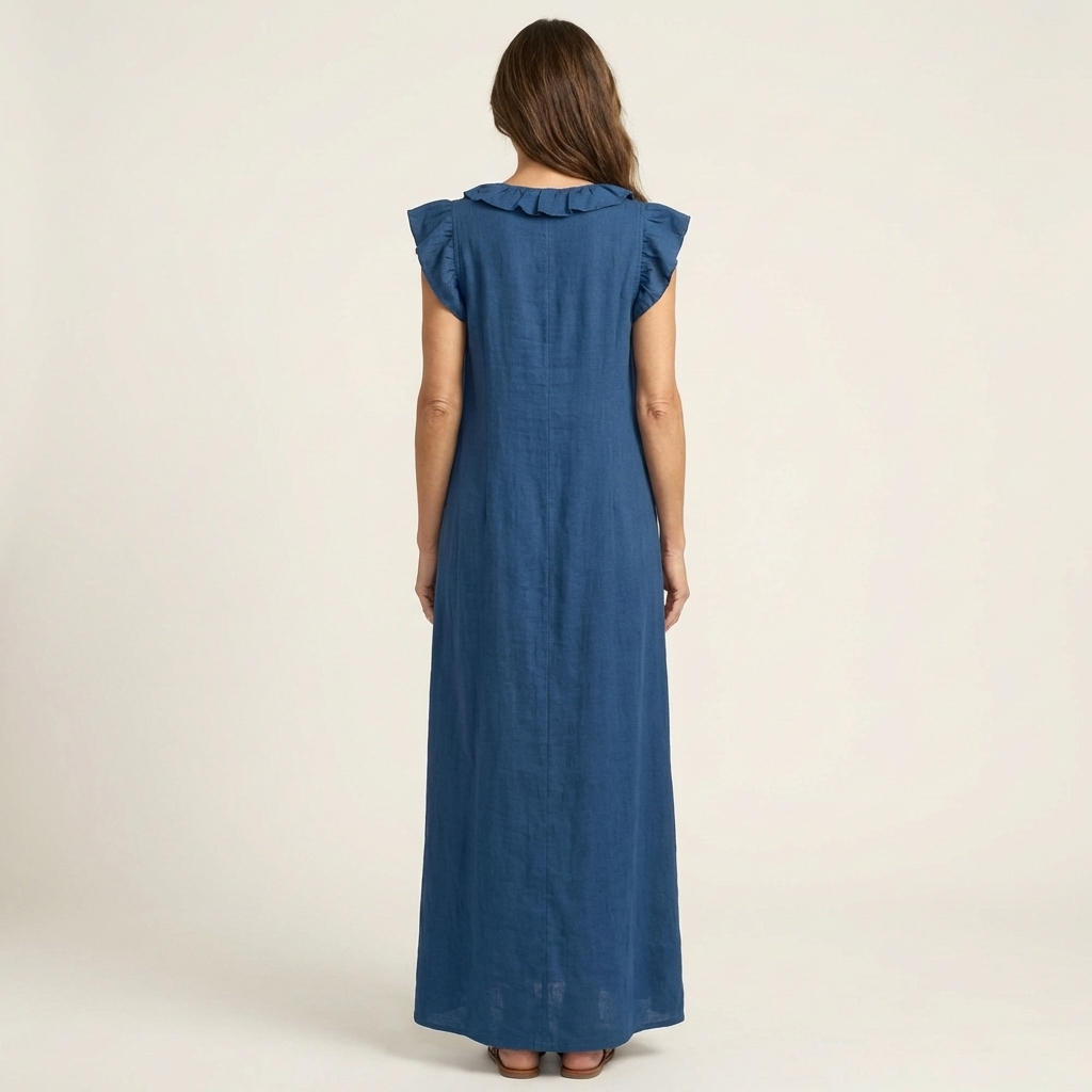 Claire | Ruffle Detail Maxi Dress