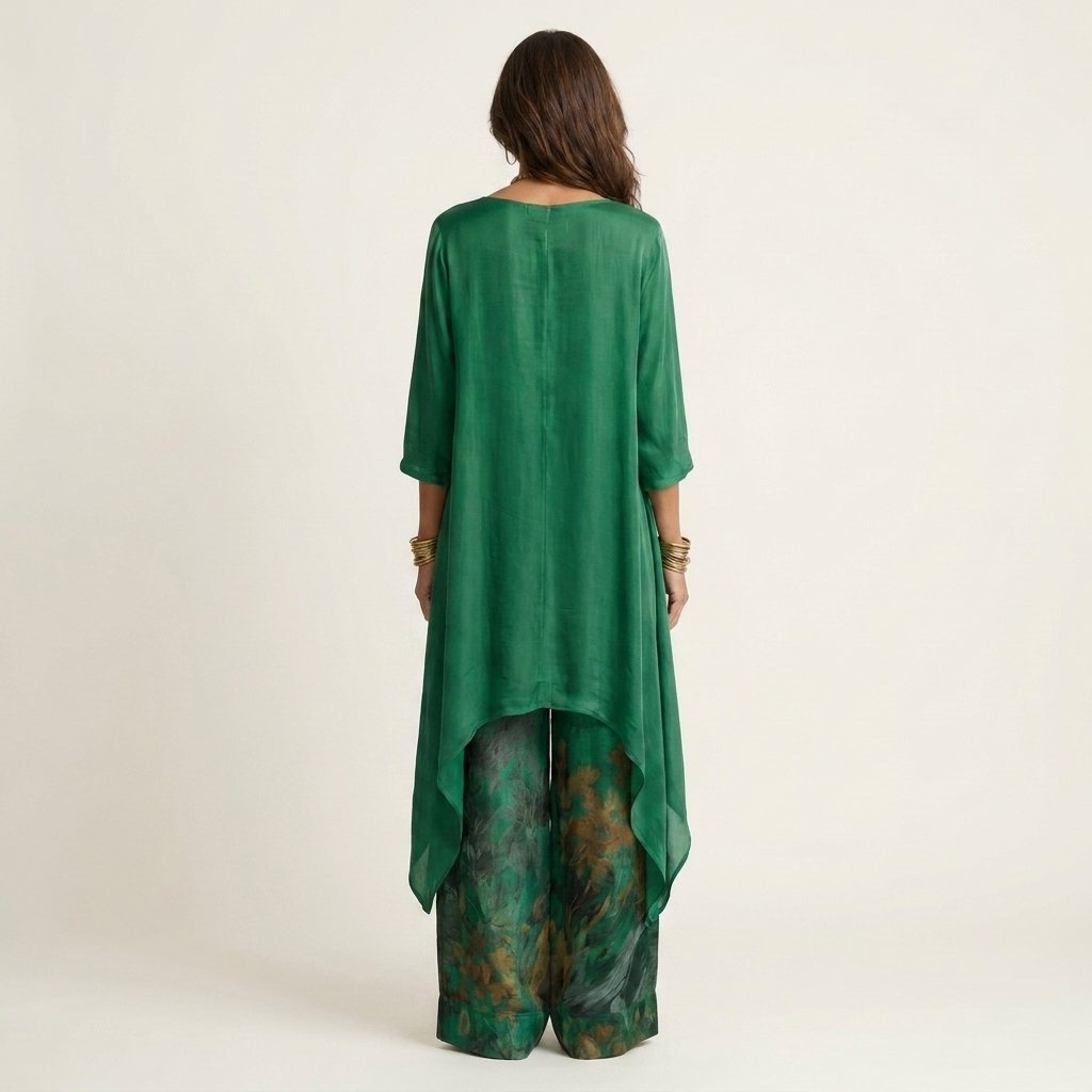 Liana | Flowing Two-Piece Pant Set